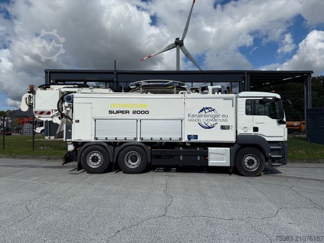 Vacuum tank truck MAN TGS 28.510 6x2 BL Wiedemann Super 2000 8,0/5,0/1