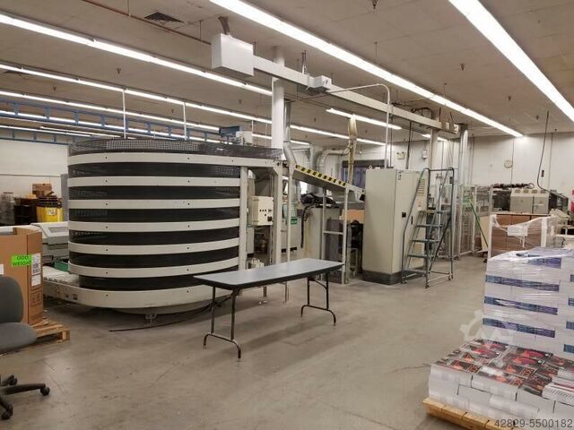 Multiple clamp perfect binder gatherer Kolbus KM 472 A