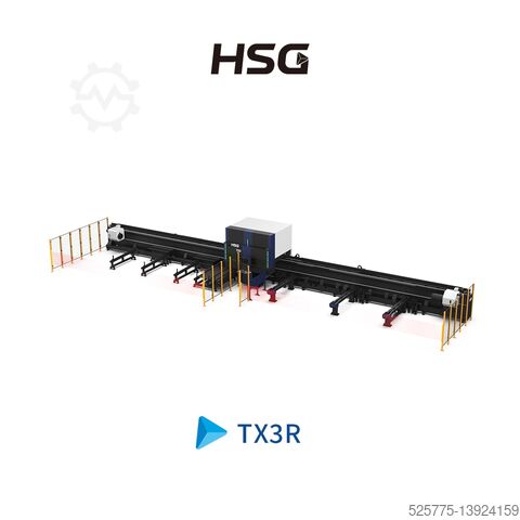 Máquina de corte por láser de tubos HSG LASER (Xlase) TX3R Professional heavy-duty tube laser