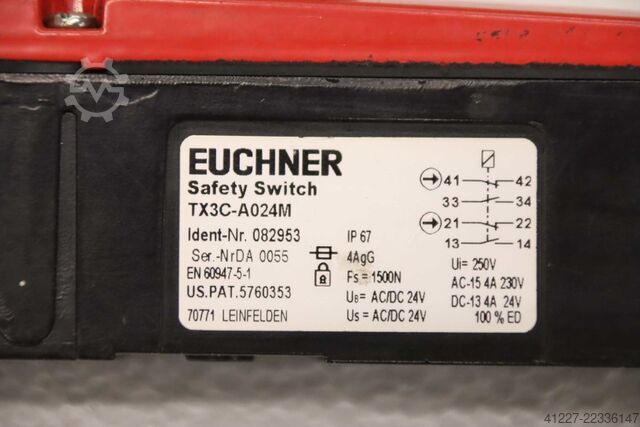Interruttore di sicurezza Euchner TX3C-A024M  082953