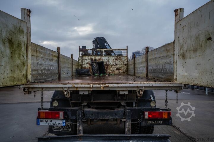 Tipper with crane RENAULT PREMIUM 320+HIAB 112+2EXT