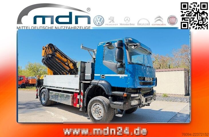 Autolaadkraan IVECO Trakker 360 4x4 Pritsche Kran 27m AHK