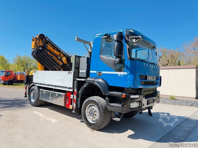 Autolaadkraan IVECO Trakker 360 4x4 Pritsche Kran 27m AHK