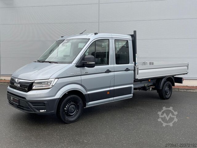 Pick-up bestelwagen MAN TGE 3.180 Pritsche DOKA LR 4x4 ACC LED DIFF-SPER