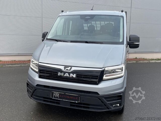 Pick-up bestelwagen MAN TGE 3.180 Pritsche DOKA LR 4x4 ACC LED DIFF-SPER