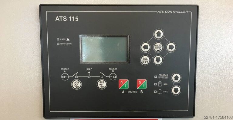 Bouwmachine ATS Panel 250A - Max 175 kVA - DPX-27506