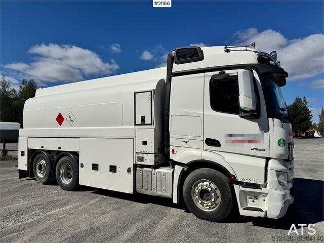 Autocisterna Mercedes-Benz Actros 2553 Tank truck w/ vm tarm trailer.