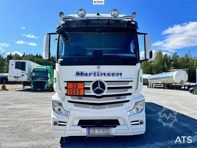 Autocisterna Mercedes-Benz Actros 2553 Tank truck w/ vm tarm trailer.