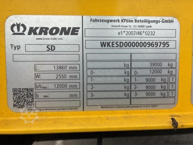 Oplegger Krone B43 Standard