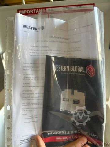 Machine de chantier Western Global 20TCC - 2.000 Liter Diesel Tank - DPX-25083