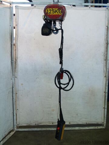 Electric chain hoist, electric lifting device, crane 125 kg SWF vermutlich SKA 80.12