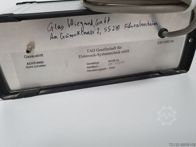 Misuratore di ossigeno residuo TAD Elektronik GD05-O2