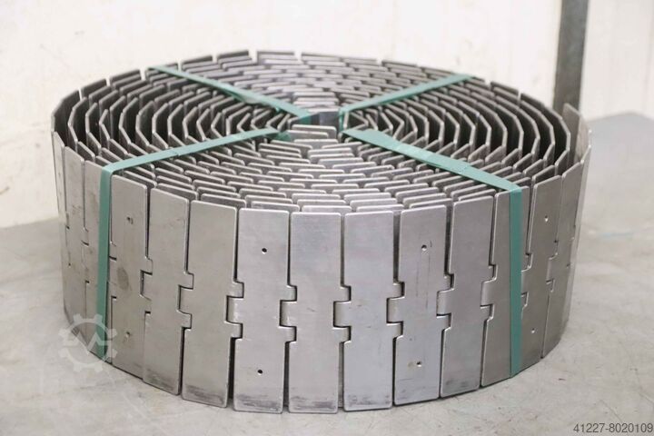 Transportbånd Ledbånd Rustfrit stål unbekannt 150 x 11500 mm