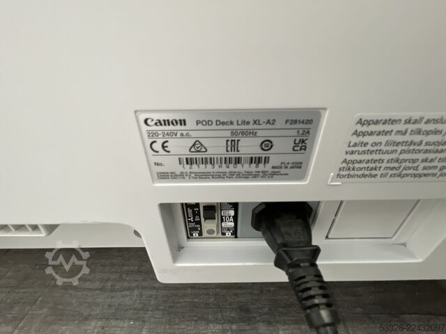  Canon imagePRESS V1000 incl. Paper Deck, Booklet Finisher and Duplex