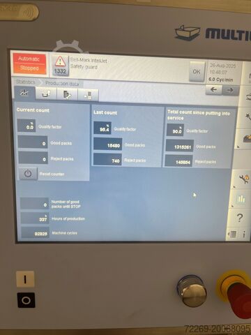 Multivac R535 thermoformer Multivac R535