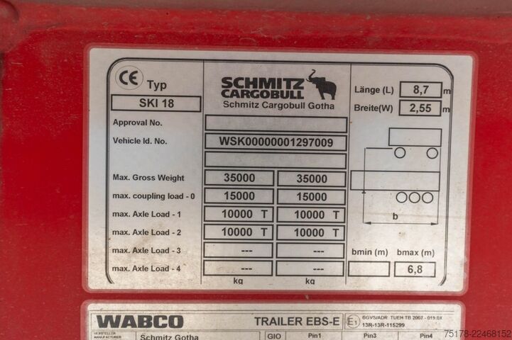 Wywrotka SCHMITZ SKI18-ALU-29M3