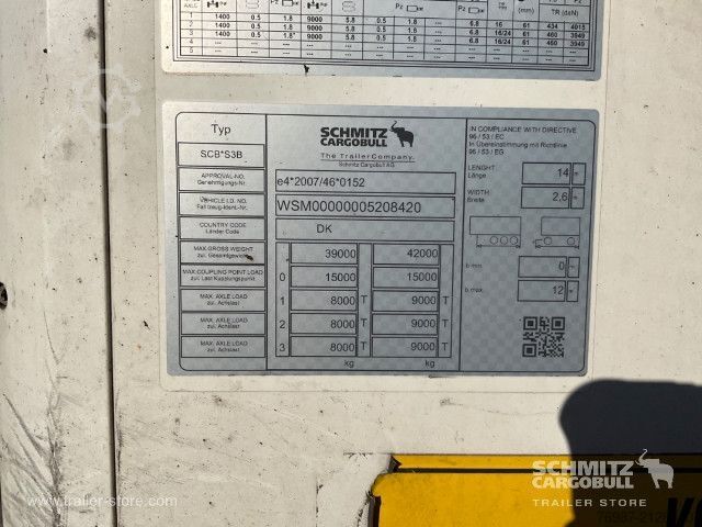 Reefer semitrailer Schmitz Cargobull Tiefkühler Standard Doppelstock