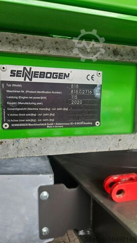 Materiaalverwerkingsmachine Sennebogen 818ME