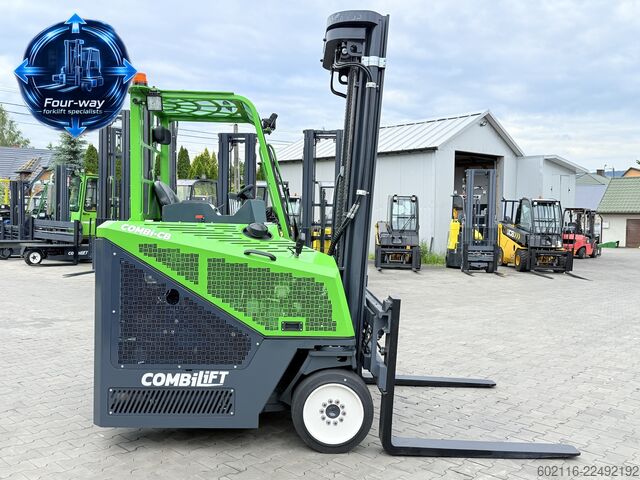 Dört yollu forklift Combilift CB4000 GAS TRIPLEX 6450MM POSITIONER