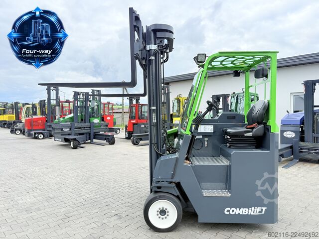 Dört yollu forklift Combilift CB4000 GAS TRIPLEX 6450MM POSITIONER