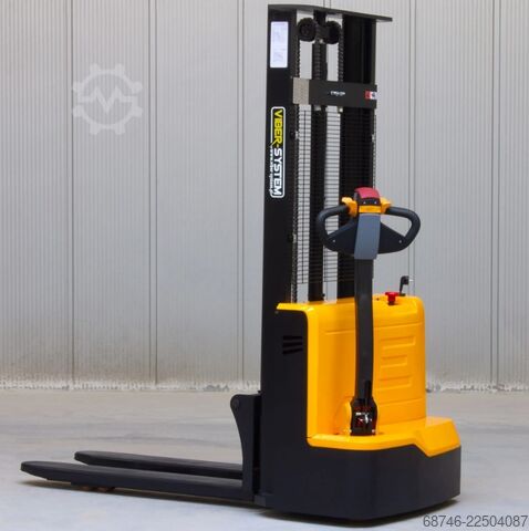 Transpalet electrohidraulic cu ridicare înaltă, capacitate 1500 kg, înălțime de ridicare 3 m Viber-System WE1530R 1500 kg / 3 m