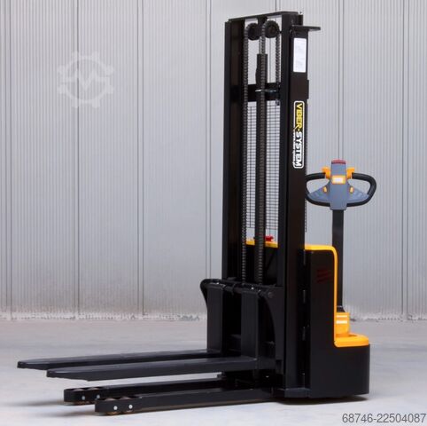 Transpalet electrohidraulic cu ridicare înaltă, capacitate 1500 kg, înălțime de ridicare 3 m Viber-System WE1530R 1500 kg / 3 m