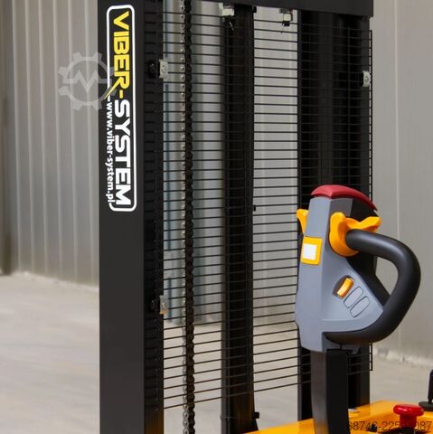 Transpalet electrohidraulic cu ridicare înaltă, capacitate 1500 kg, înălțime de ridicare 3 m Viber-System WE1530R 1500 kg / 3 m