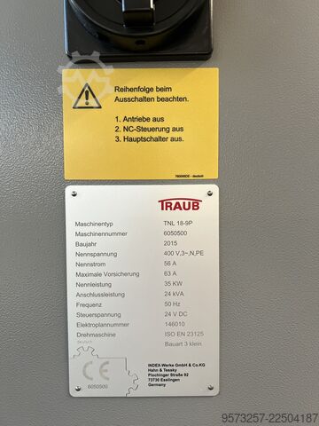 Automatische draaimachine Traub TNL 18-9 P
