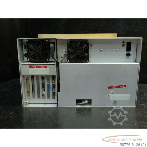 Komponente Leukhardt LS-IC  701 / 486DX-33C  Industrierechner mit Bildschirm und Tastatur