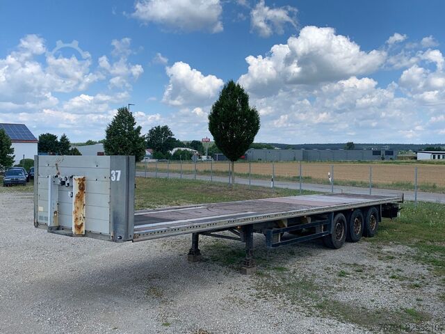 Remorque semi-plateforme de travail SCHMITZ CARGOBULL SPL 24 Plateau_ Flatbed_ verzinkt_ Rungen