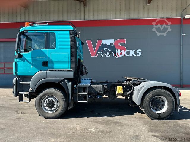 Standaard trekker MAN TGS 18.500 4x4 BLS SA MEILLER 1-Weg-Hydraulik