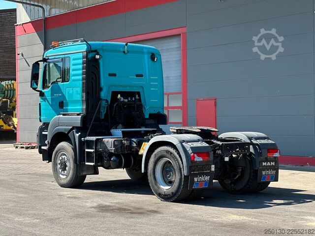 Standaard trekker MAN TGS 18.500 4x4 BLS SA MEILLER 1-Weg-Hydraulik