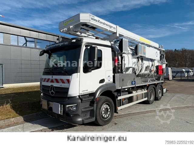 Camião-cisterna de vácuo MERCEDES-BENZ Arocs 2546 6x2 KROLL Kombi HD SD ADR
