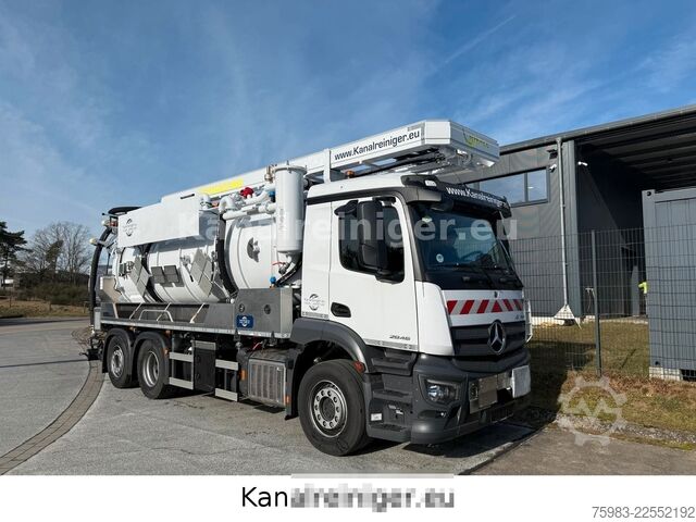 Camião-cisterna de vácuo MERCEDES-BENZ Arocs 2546 6x2 KROLL Kombi HD SD ADR