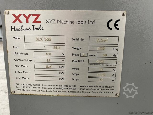 Tokarka CNC XYZ Machine Tools Proturn SLX 355 ProtoTRAK CNC Gap Be