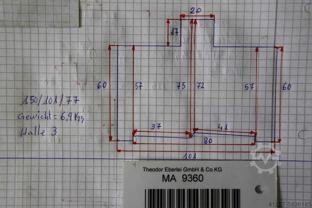 Tryck på bromsverktyget unbekannt Falzhöhe 3 mm
