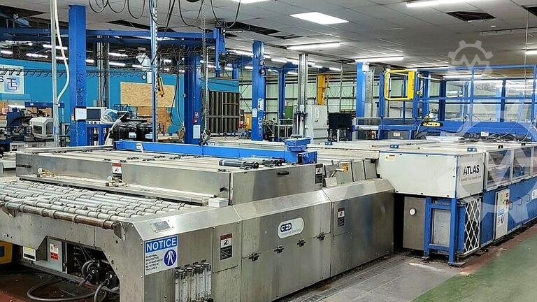 Horisontell produktionslinje för fönster GED Horizontal production line for windows