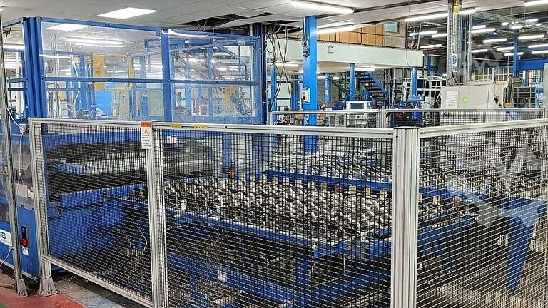 Horisontell produktionslinje för fönster GED Horizontal production line for windows