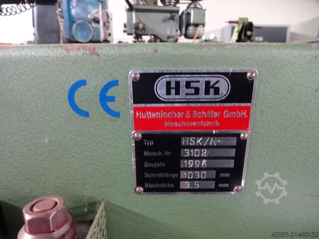 Guillotine shears 3.5 mm Huttenlocher + Schäfer HSK-N