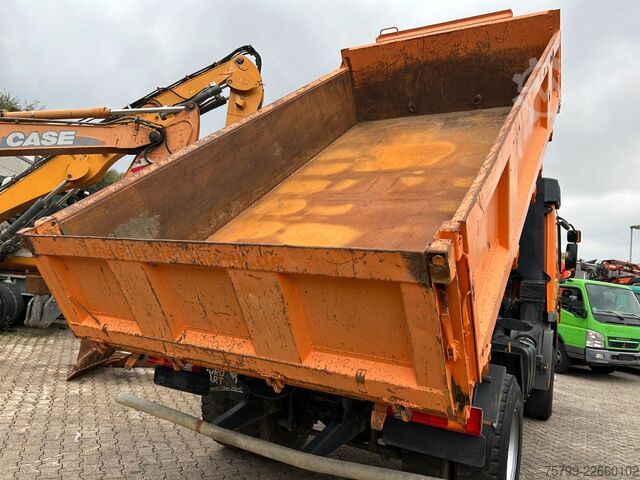 Camión volquete trilateral MERCEDES-BENZ 1850 V8 Actros 3Skipper + Bordmatik ALLRAD