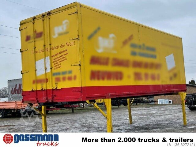 Wissellaadbak vrachtwagen Koegel EPKH 74 Wechselbrücke Koffer