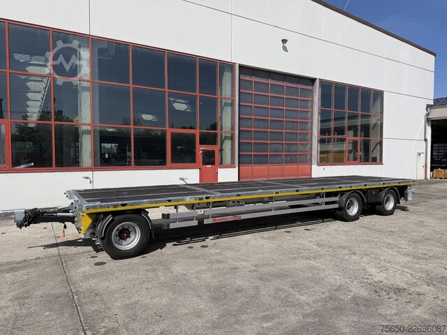 Open aanhangwagen Möslein T 3 Plato 10,5 m  3 Achs Jumbo Platoanhänger 10,50 m, Breitbereifung, Mega