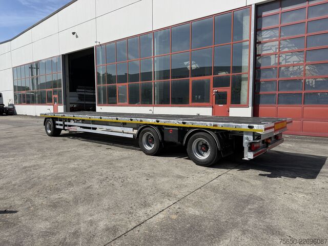 Open aanhangwagen Möslein T 3 Plato 10,5 m  3 Achs Jumbo Platoanhänger 10,50 m, Breitbereifung, Mega