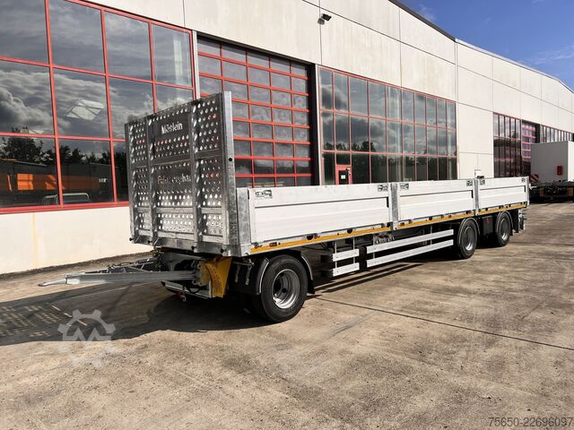 Open aanhangwagen Möslein T 3 Plato 9 m  3 Achs Jumbo- Plato- Anhänger 9 m, Mega