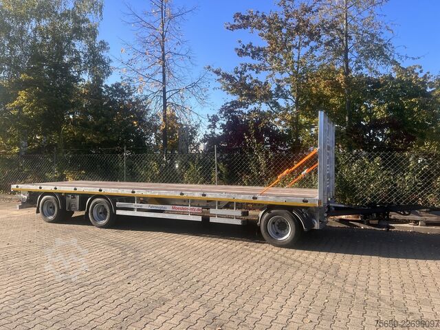 Open aanhangwagen Möslein T 3 Plato 9 m  3 Achs Jumbo- Plato- Anhänger 9 m, Mega