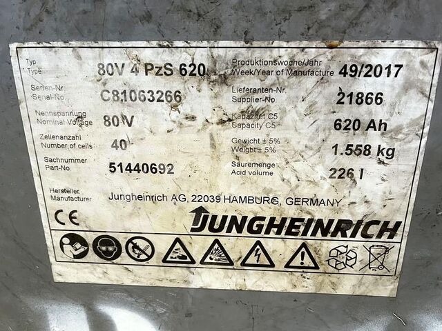 Carretilla eléctrica de 4 ruedas Jungheinrich EFG425k