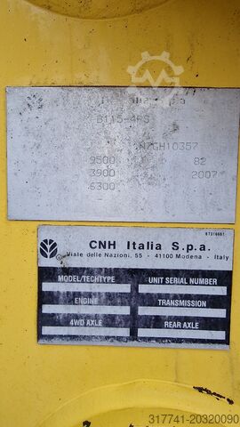 Graaflaadmachine New Holland B115