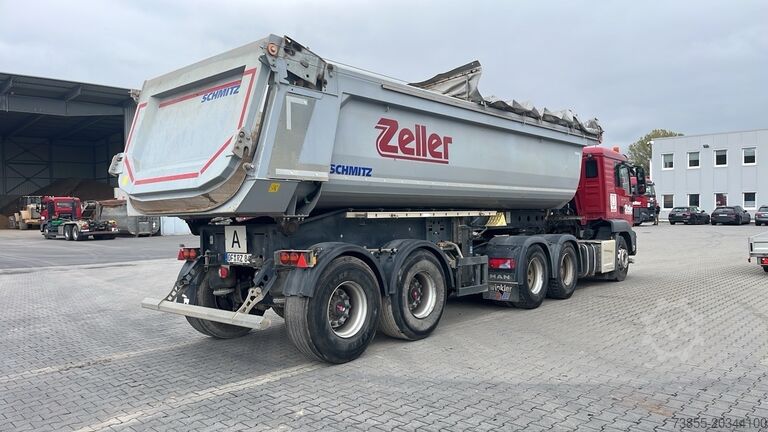 Benne MAN MAN TGS 33.500 with Schmitz Cargobull SGF S2