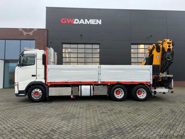 Crane truck Volvo FH 480 6x4 Effer 525/6S + Fly Jib 6S ,Winch Euro 5