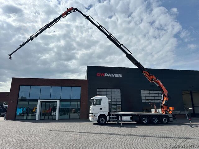 Crane truck Scania R490 8x4 Tridem Fassi F660 + Fly Jib Euro 6